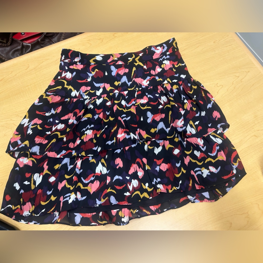 A.L.C. Silk Print Skirt Sz 4 - EUC